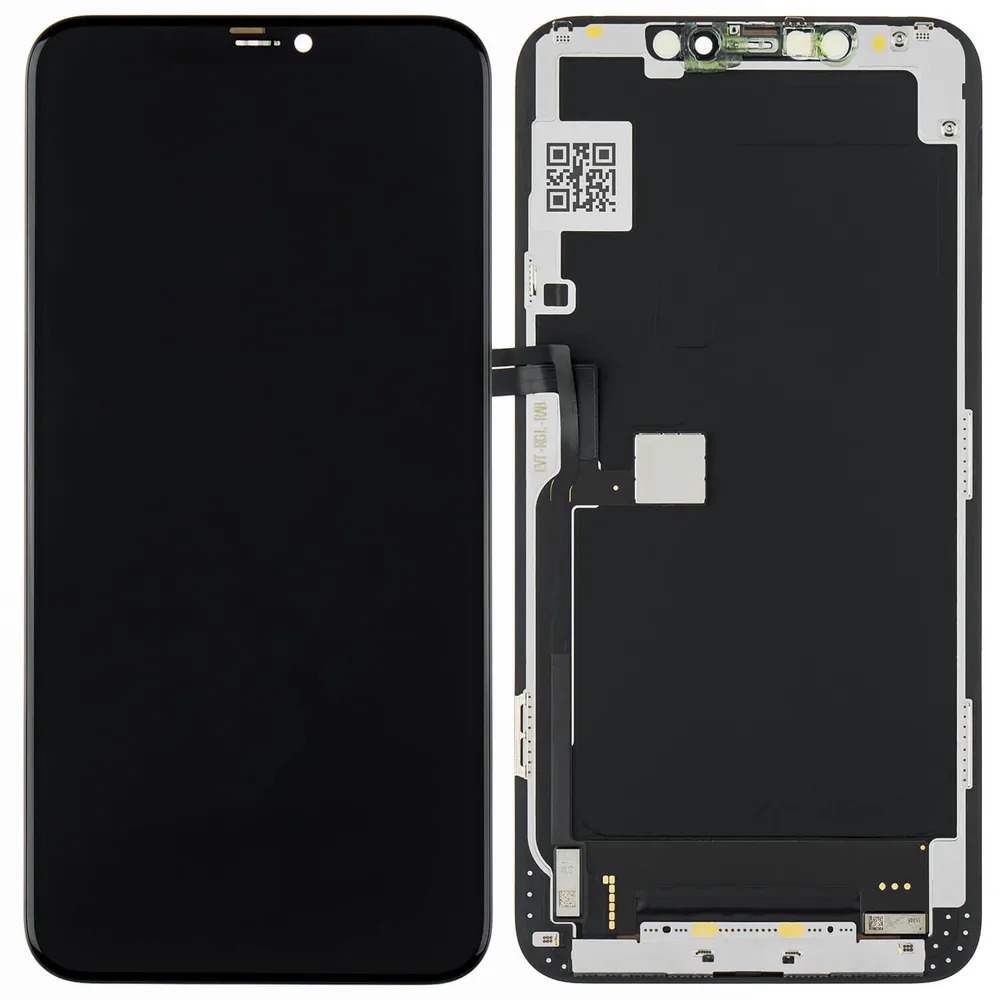 картинка Дисплей для iPhone 11 Pro Max в сборе Черный - Ориг (Восстановленный) от Лиги запчастей