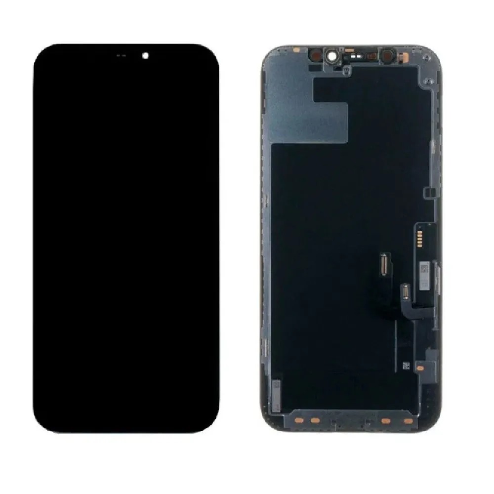 картинка Дисплей для iPhone 12/iPhone 12 Pro в сборе Черный (Hard OLED) от Лиги запчастей