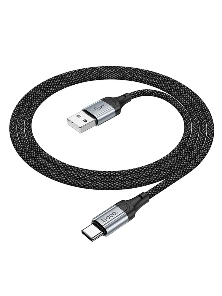 картинка Кабель USB - Type-C Hoco X102 (3A, оплетка нейлон) от Лиги запчастей