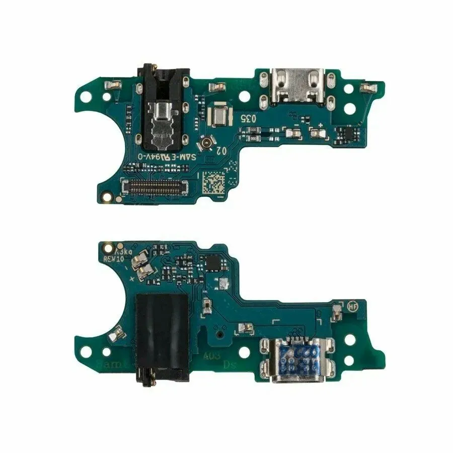 картинка Шлейф для Samsung A03 (A035F) плата системный разъем/разъем гарнитуры/микрофон от Лиги запчастей